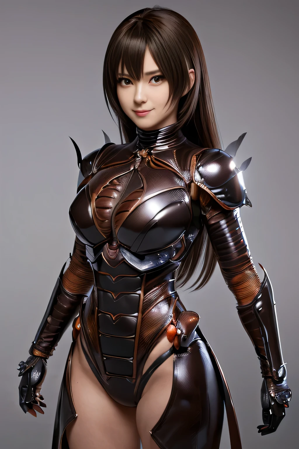 (high resolution,masterpiece,best quality,extremely detailed CG, anime, official art:1.4), realistic, photo, amazing fine details, all intricate, gloss and shiny,awesome many layers, 8k wall paper, 3d, sketch, kawaii, illustration,( solo:1.4), perfect female proportion,villainess, (fusion of dark brown cockroach and lady:1.4), (brown cockroach form lady:1.2), (brown cockroach lady:1.2), (fusion:1.2), (solo:1.4), (evil smile:1.2), muscular, abs, (cockroach brown exoskeleton bio insect suit:1.4), (cockroach brown exoskeleton bio insect armor:1.2), (brown transparency cockroach wing:1.4), (brown cockroach antennae:1.3),