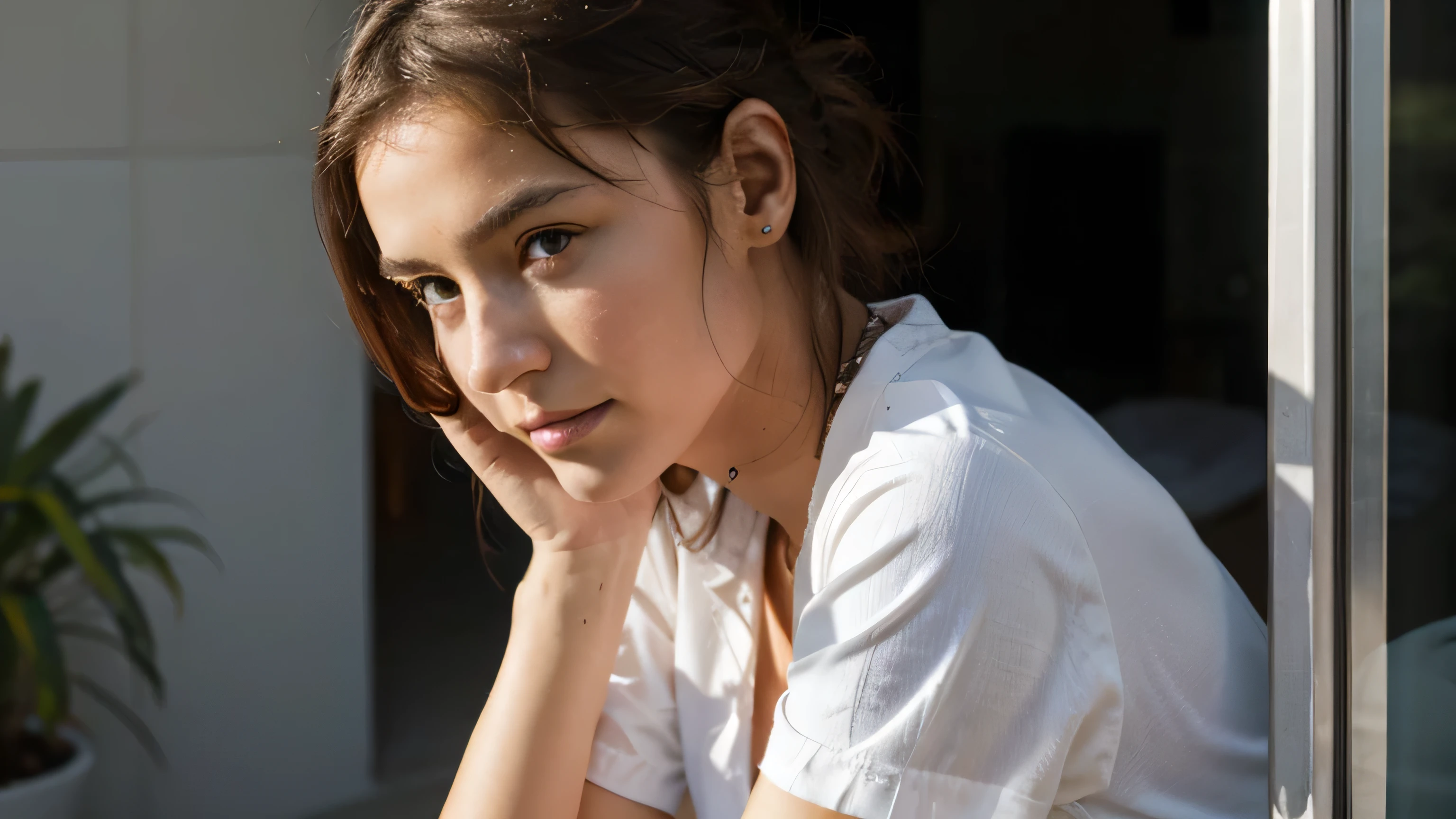 one girl