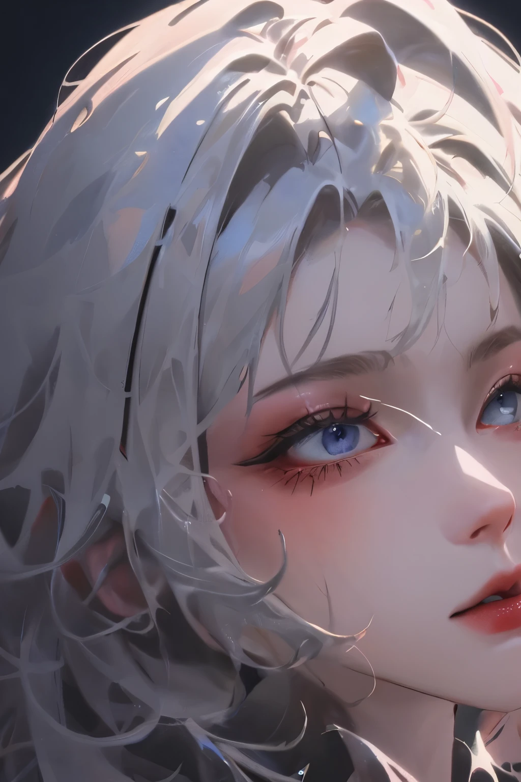 (Extremely detailed CG Unity 8K wallpaper), The most beautiful works of art in the world, 1 Girl, Close-up of face