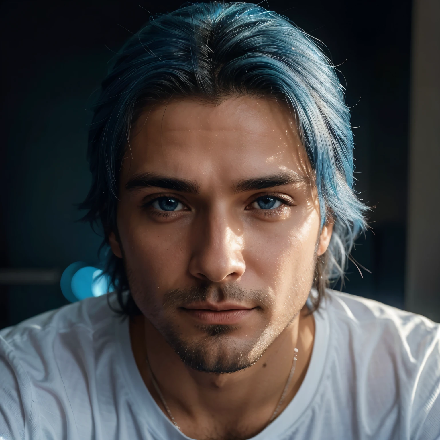 Homem aproximado 20 anos ,Cabelos louro,olhos brilhantes azul,Asas de anjo, vestes celestiais,beleza angelical,.Imagem real.Alta qualidade,perfeito,lindo, Masculino,cabelos grisalhos,brancos