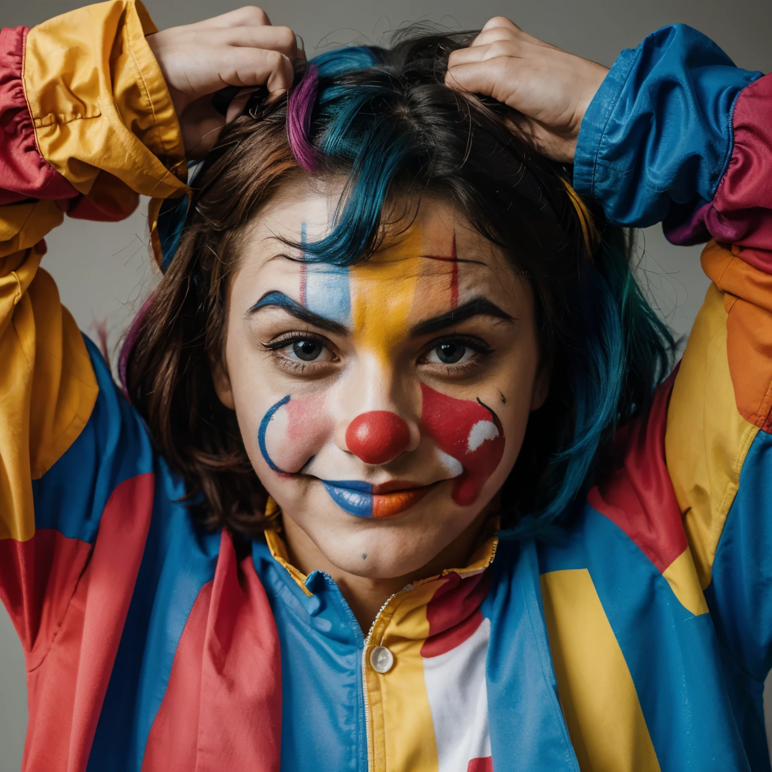 Logo colorido, with title CLOWN THE SOLO 