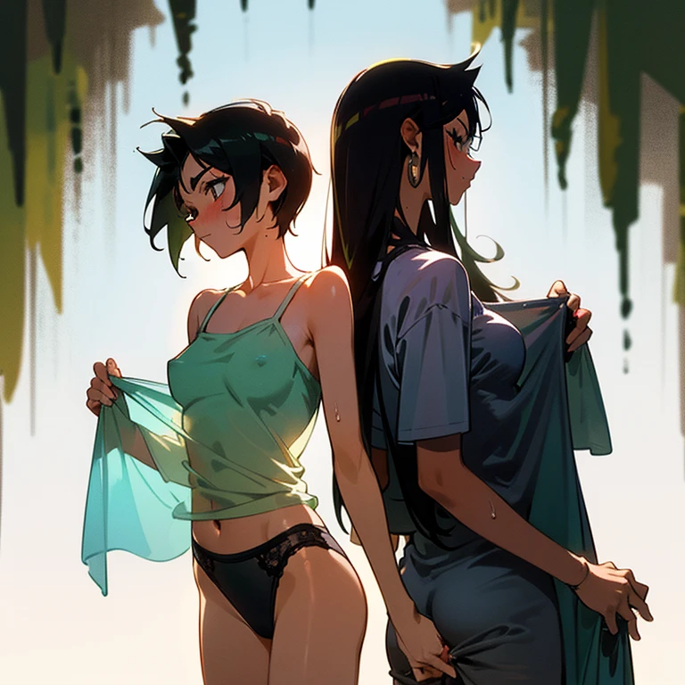 Cool girl、Boyish Girl、Sporty、tits、Bell-shaped breasts、Nipple enhancement、Wet and transparent、Wet, see-through clothes、white camisole 、her underwear is visible、Wet camisole、Navel Reveal Style、I have a towel、Wet、oil、slimy、Very short hair、black hair color、Panties
、high school girl、Gal、brown skin、garden、Pool、tall、Slender beauty、Curved waist、well tanned、Beautiful clavicle、Very slim body、Middle Eastern Girl、Earrings、High contrast、Narrow dynamic range