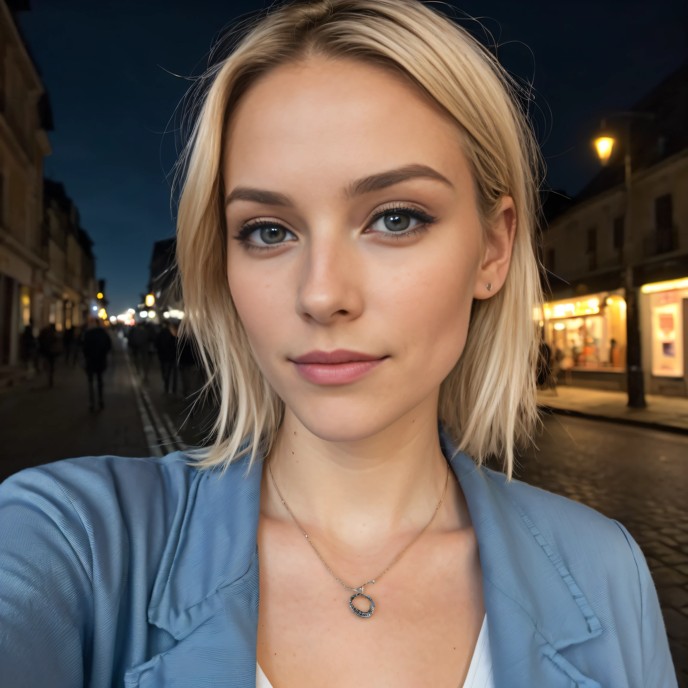 (selfie, Vue de dessus: 1.4), (Right half of the body: 1.4), Photo portrait RAW UHD d'une blonde de 24 ans (femme aux yeux bleus) Descendre sur la plage, Palmiers, (jupe), (encolure), details (textures! , cheveux! , lunettes, couleur!! , disadvantages: 1.1), Des yeux brillants avec beaucoup de details (En regardant la caméra), Reflex lighting, reflex, Ultra-quality, regarding sharpness, profondeur de champ, grain du film (Centre), Fujifilm XT3, Limpide, centre du cadre, beau visage, mise au point nette, lampadaire, neon lighting, Bokeh (dimly lit), Nuit, (Ciel nocturne), detailed skin pores, peau grasse, Coup de soleil, details complexes des yeux, corps entier, gros seins