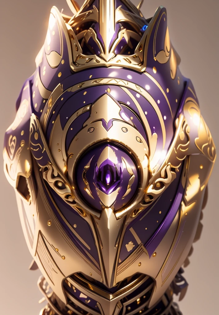 The color changes to gold and purple，Some gold and purple（Ensure its layering and armor texture，Gold as the main color）