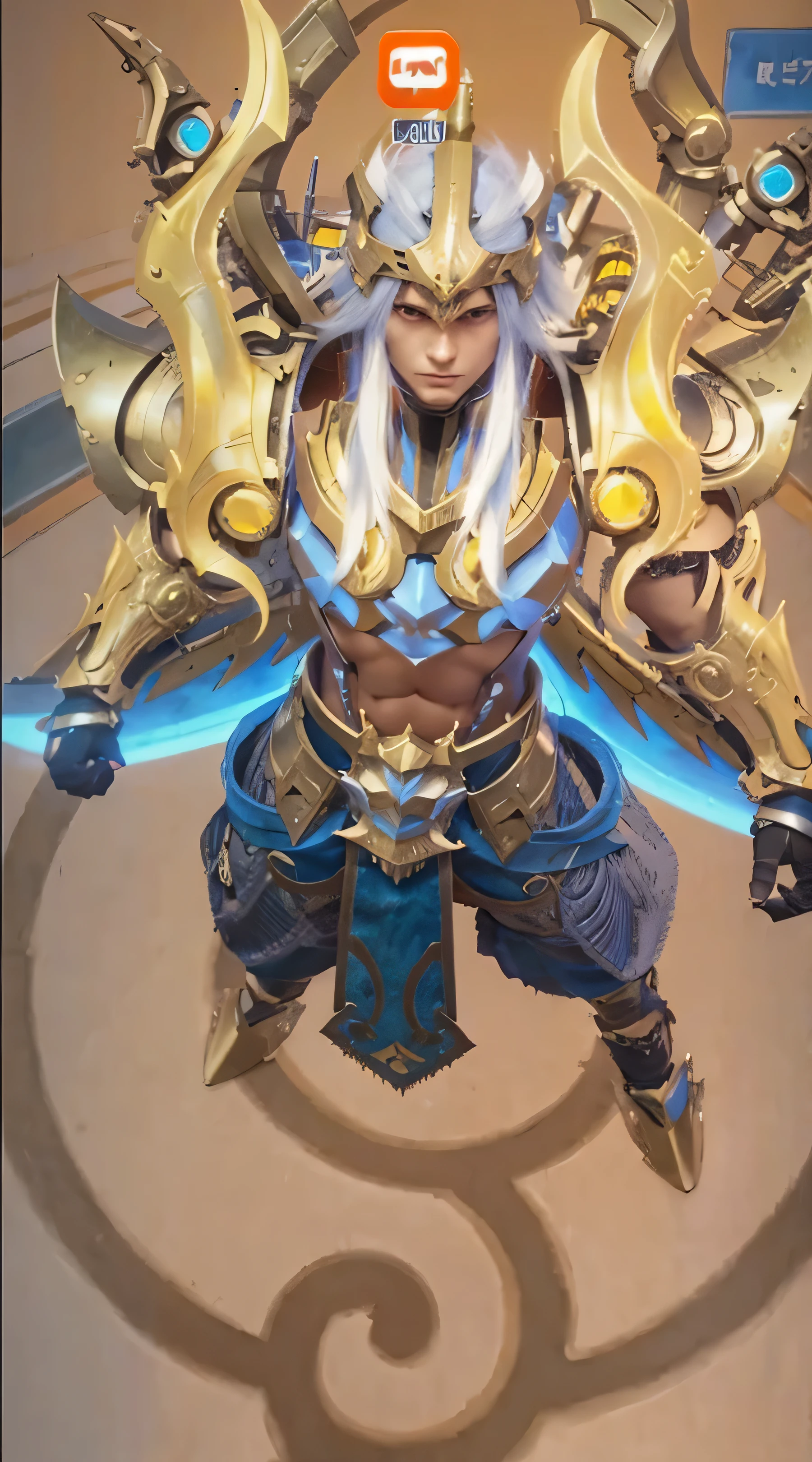 Realistic, anime style, cool, badas, knight