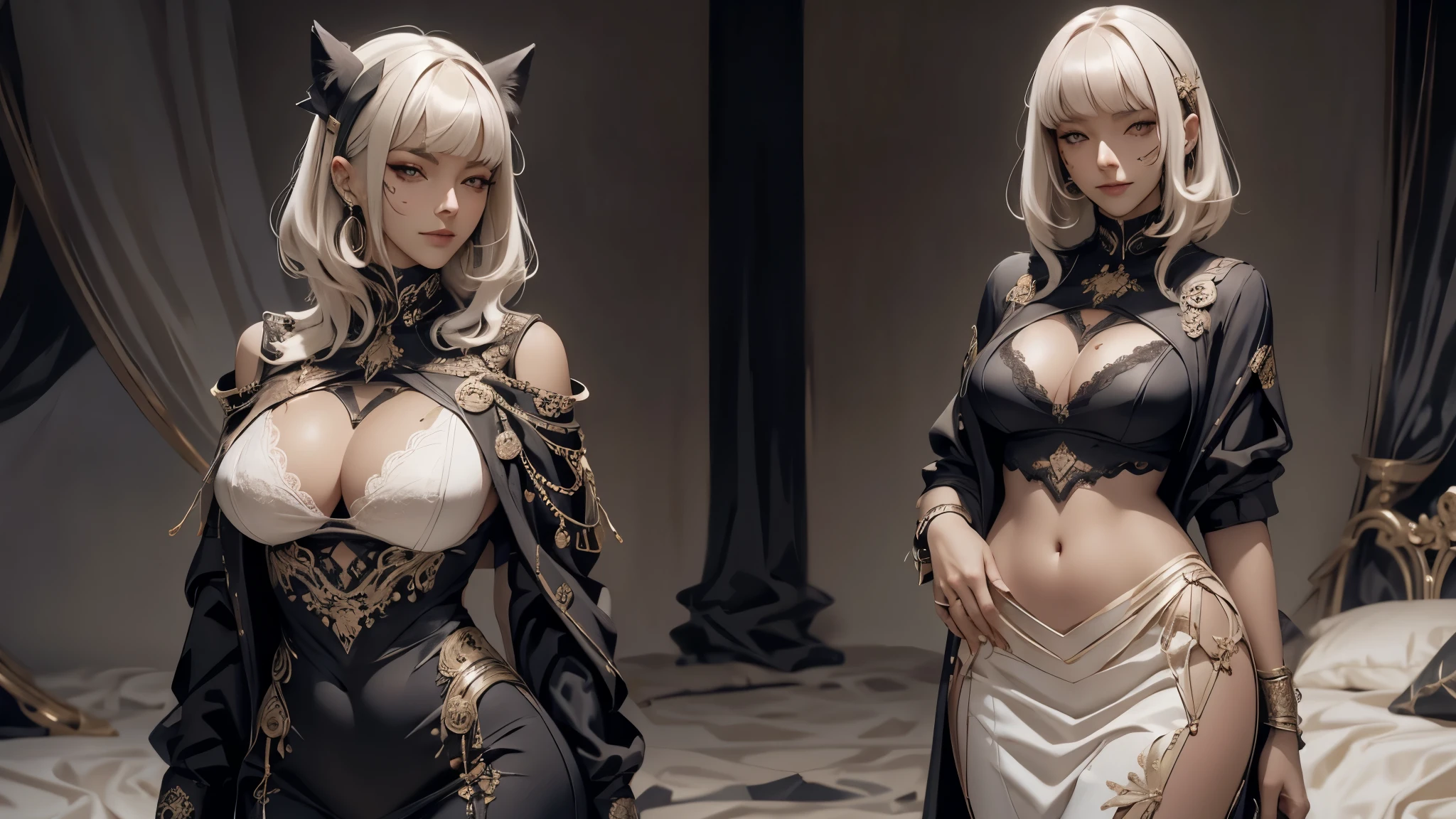 Repaint the face,Refine facial details