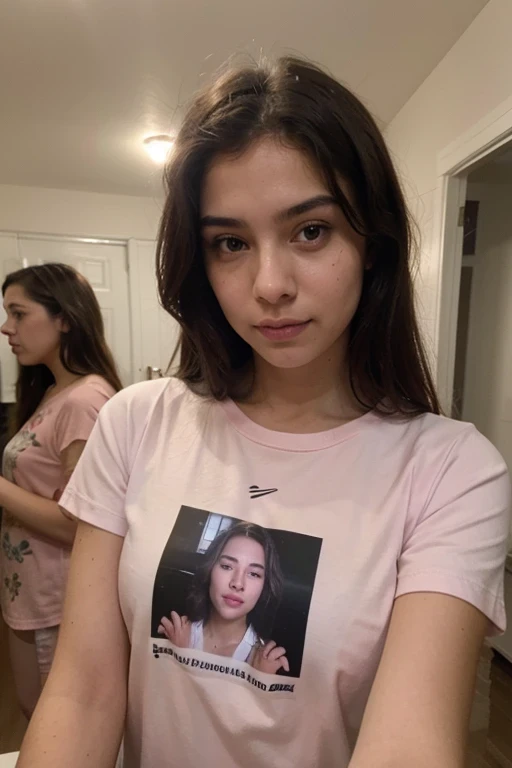 Remove the picture from the shirt with the matching background