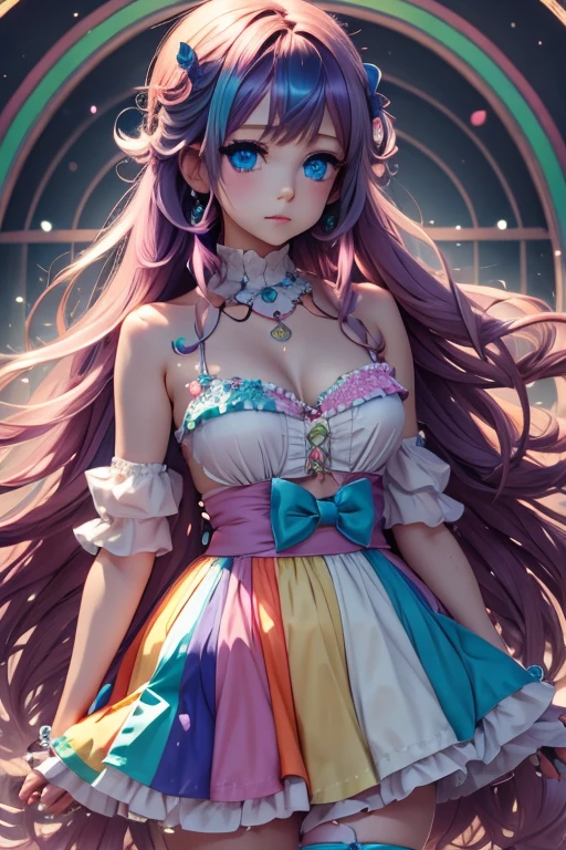 Decora kei fashion, pastel rainbow