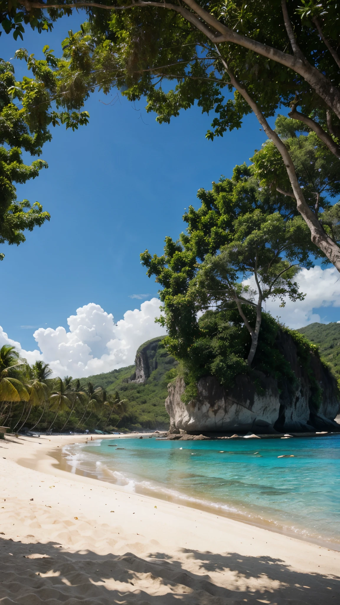 Belle plage des Caraïbes