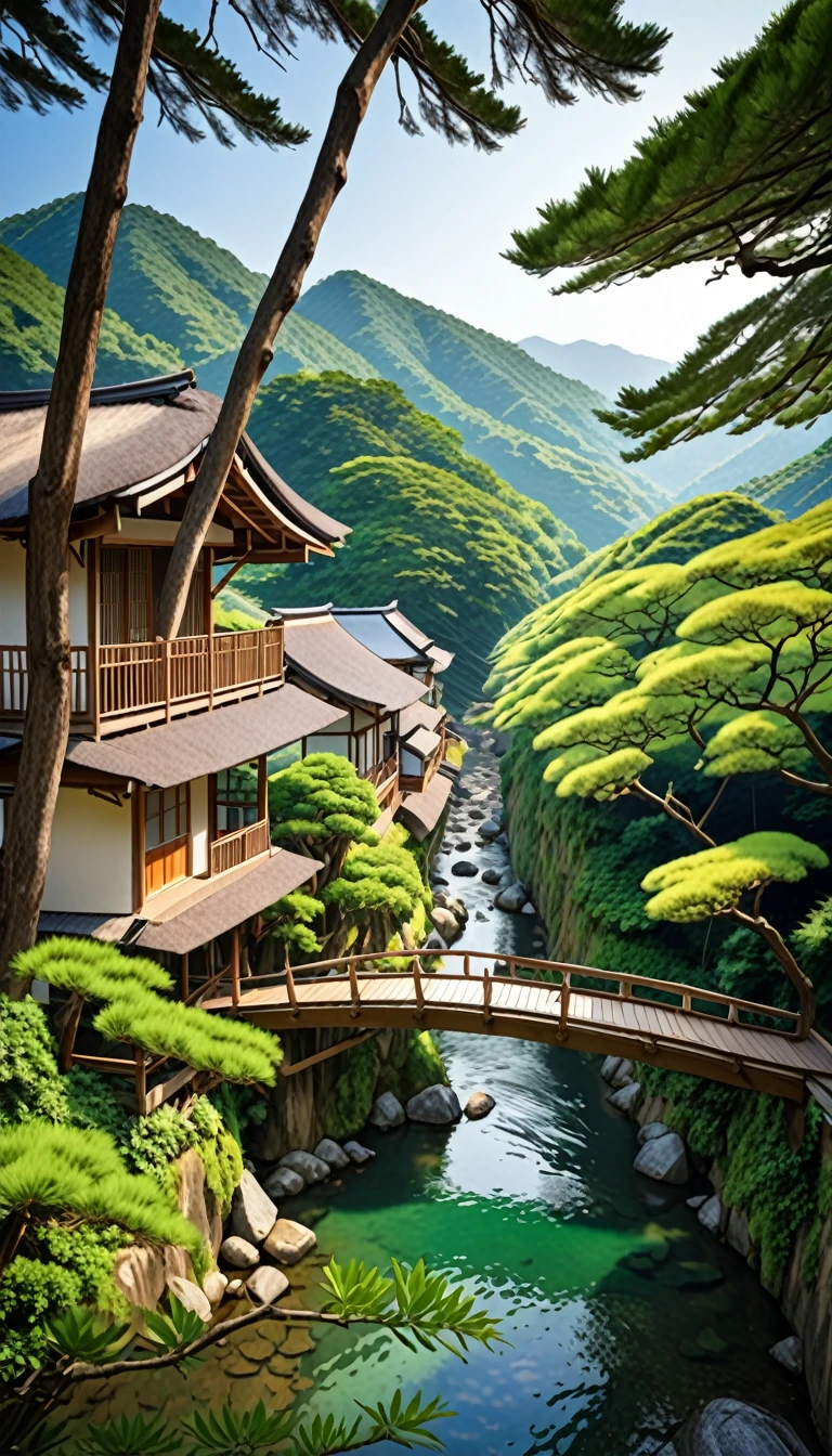 Venture off the beaten path to the remote island of Shikoku, where time seems to stand still amidst the tranquil beauty of the Iya Valley. Picture yourself traversing the iconic vine bridges suspended high above the valley floor, each step a testament to the resilience of the human spirit. Immerse yourself in the timeless charm of traditional thatched-roof farmhouses, where generations of families have lived in harmony with nature for centuries. As you soak in the rejuvenating waters of a secluded onsen, surrounded by towering cedar trees and the distant call of a cuckoo, feel your worries melt away, replaced by a profound sense of peace and serenity