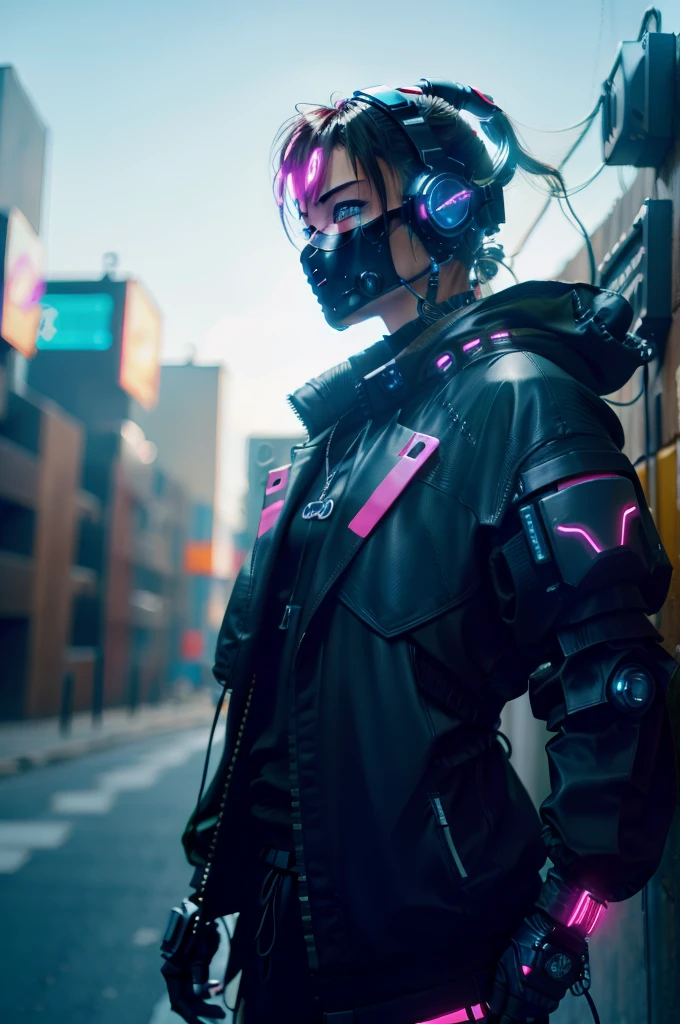 cyber punk perssonage