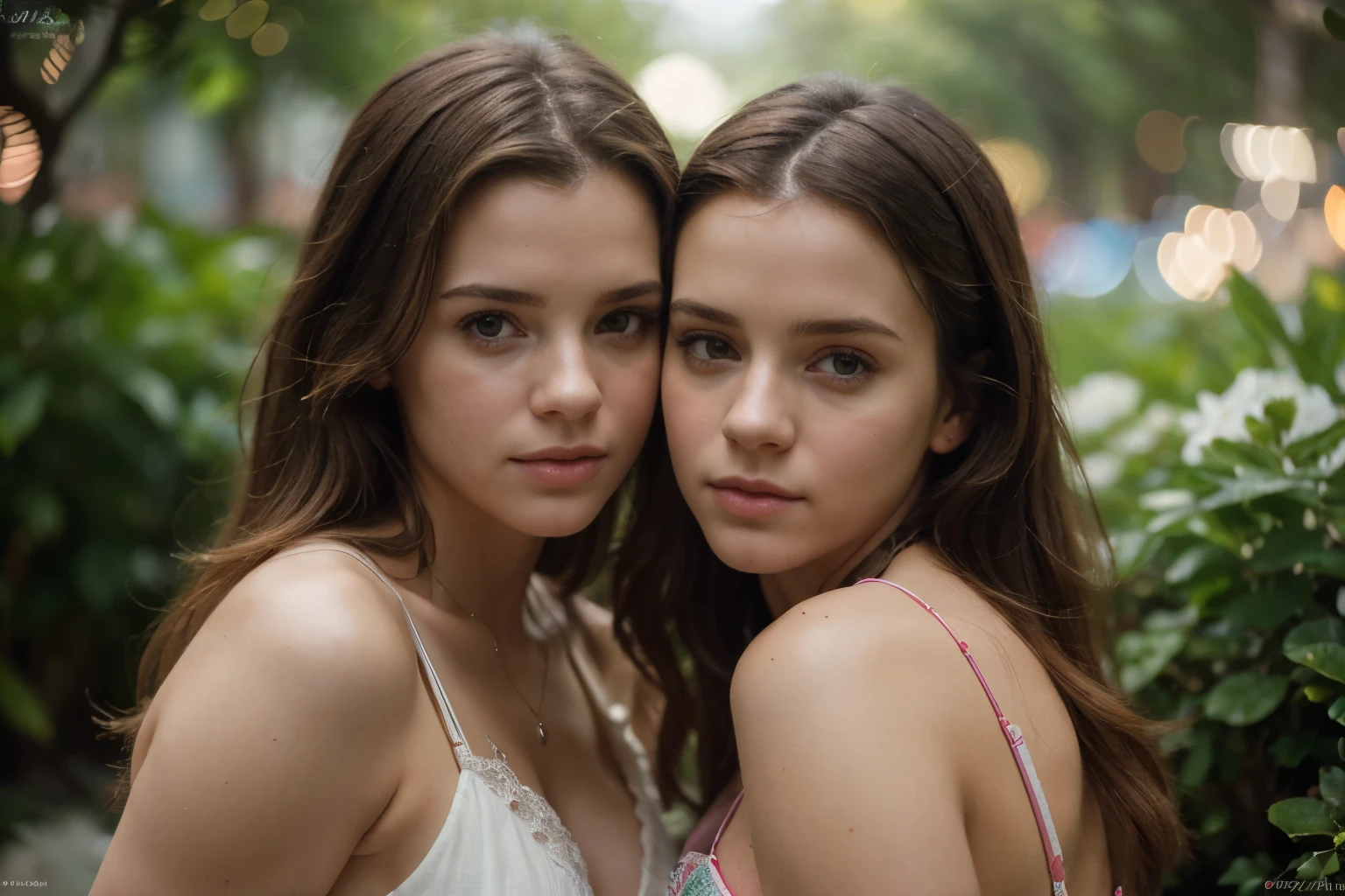 (realistic, photo-realistic:1.37),(8k, RAW photo, best quality, masterpiece:1.2), (2girls:1.1), (wearing cute summer outfits:1.3), cute Emma Watson so close to Kate Beckinsale, looking into her girlfriend's eyes, lips so close, almost touching, so hot, so , the temptation, (girlfriends, lovers, lesb), ultra-detailed, physically-based rendering, ultra high res, kodakvision color, shot on Arricam LT Camera, bokeh, sharp focus, photorealistic, realistic, best quality, extremely detailed face, extremely detailed eyes and face, absurdres, incredibly absurdres, perfect female body, fit body, slender, gorgeous hair