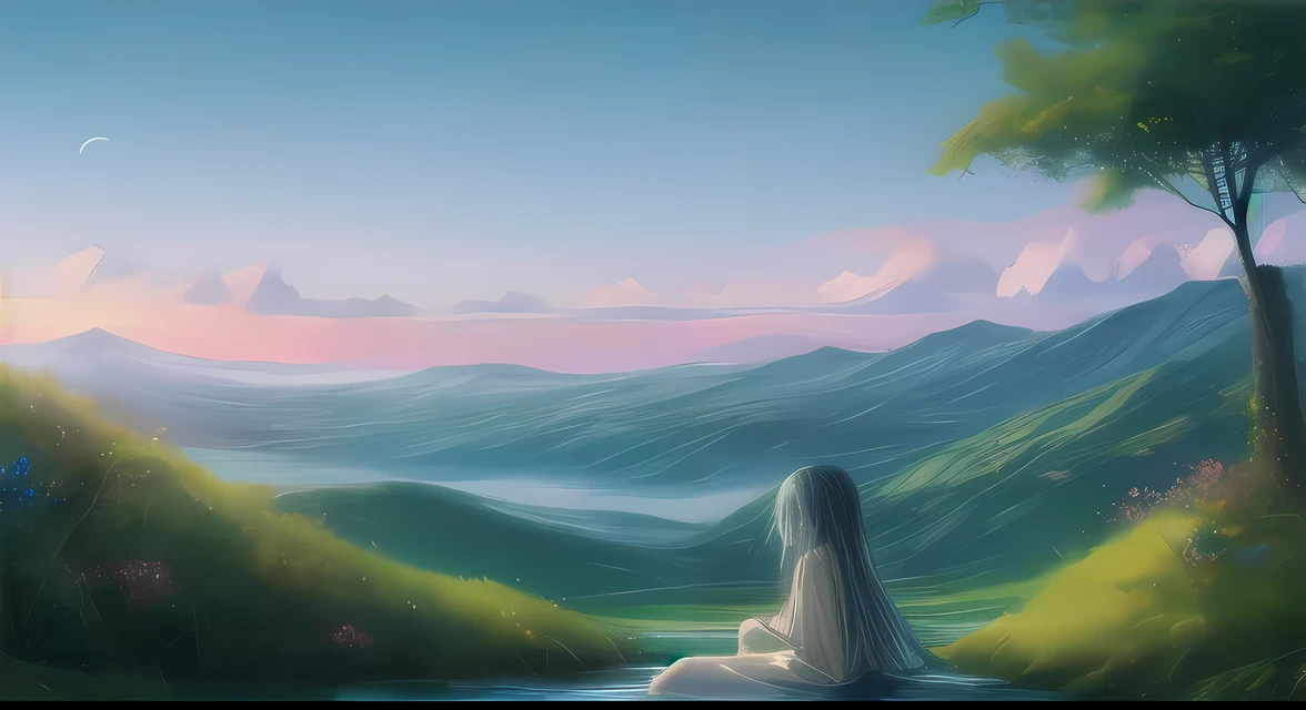 Create a soothing and relaxing video for sleep featuring beautiful nature scenes and calming music.