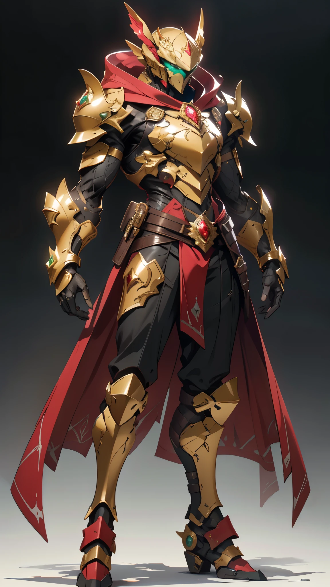 A man wearing a full-face helmet, a fantasy-style biotech armored combat suit, green eyes, (a composite layered chest armor), fully enclosed shoulder guards, matching arm and leg guards, the belt is adorned with Beetle-shaped gem, (the color scheme is primarily black with red accents), the design balances heavy with agility, a high-tech bio-mecha armor, (Dynastinae concept Armor, stand on the top of a skyscraper in a futuristic sci-fi city), this character embodies a finely crafted fantasy-surreal style armored hero in anime style, exquisite and mature manga art style, (element, plasma, energy, the armor glows), ((male:1.5)), metallic, real texture material, dramatic, high definition, best quality, highres, ultra-detailed, ultra-fine painting, extremely delicate, professional, perfect body proportions, golden ratio, anatomically correct, symmetrical face, extremely detailed eyes and face, high quality eyes, creativity, RAW photo, UHD, 32k, Natural light, cinematic lighting, masterpiece-anatomy-perfect, masterpiece:1.5