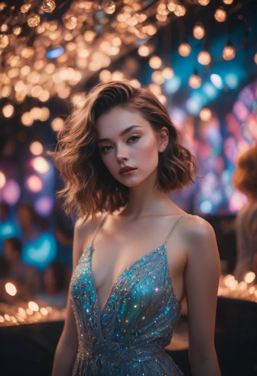 Idol, Stage, lights, by Alice Bailly and Brandon Woelfel, best quality, masterpiece, very aesthetic, perfect composition, intricate details, ultra-detailed