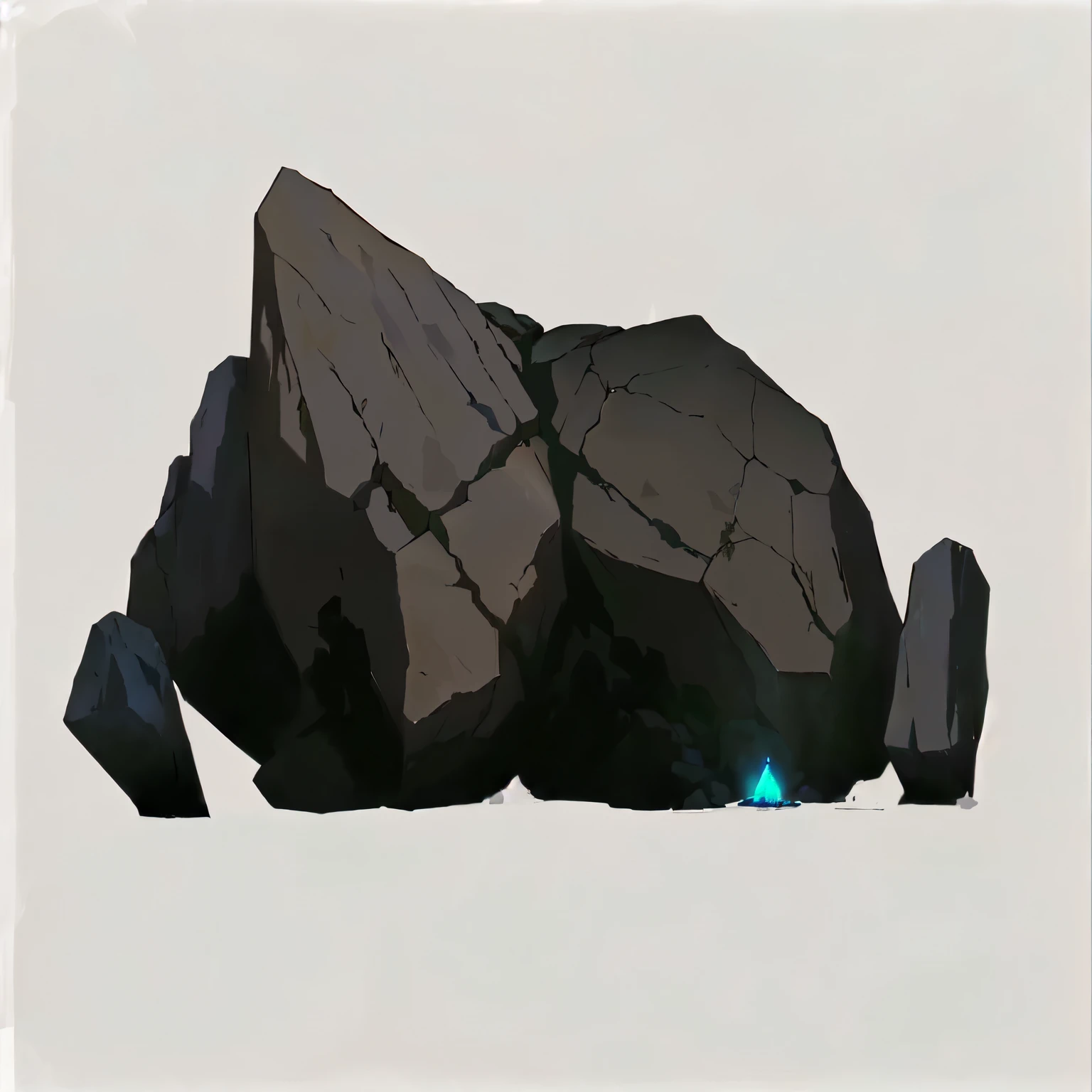 there is a big rock with a hole in it, caverna background, smooth caverna rock, ambiente rochoso, arte de fundo, caverna, pedras), dark pedras, caverna glowing stones, random background scene, ((pedras)), volcanic workshop background, caverna system, caverna wall, grande pedra afiada, caverna setting, rocha cristalina, igneous rock, prop pedras, large pedras