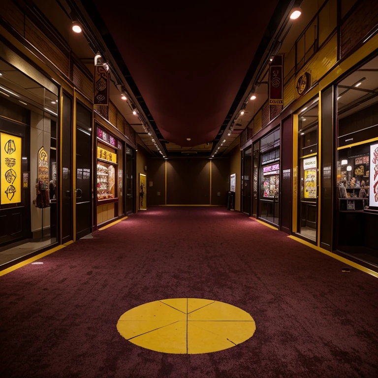 Make a stand from jojos bizarre adventure with the colors maroon and gold