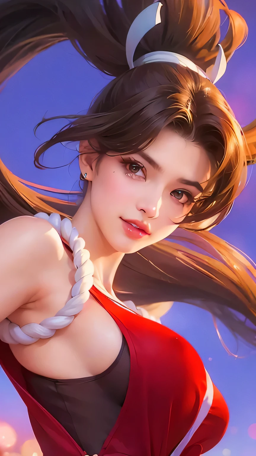 (8k, RAW photo, photorealistic:1.25) ,( lipgloss, eyelashes, gloss-face, glossy skin, best quality, ultra highres, depth of field, chromatic aberration, caustics, Broad lighting, natural shading,) looking at viewer with a serene and goddess-like happiness