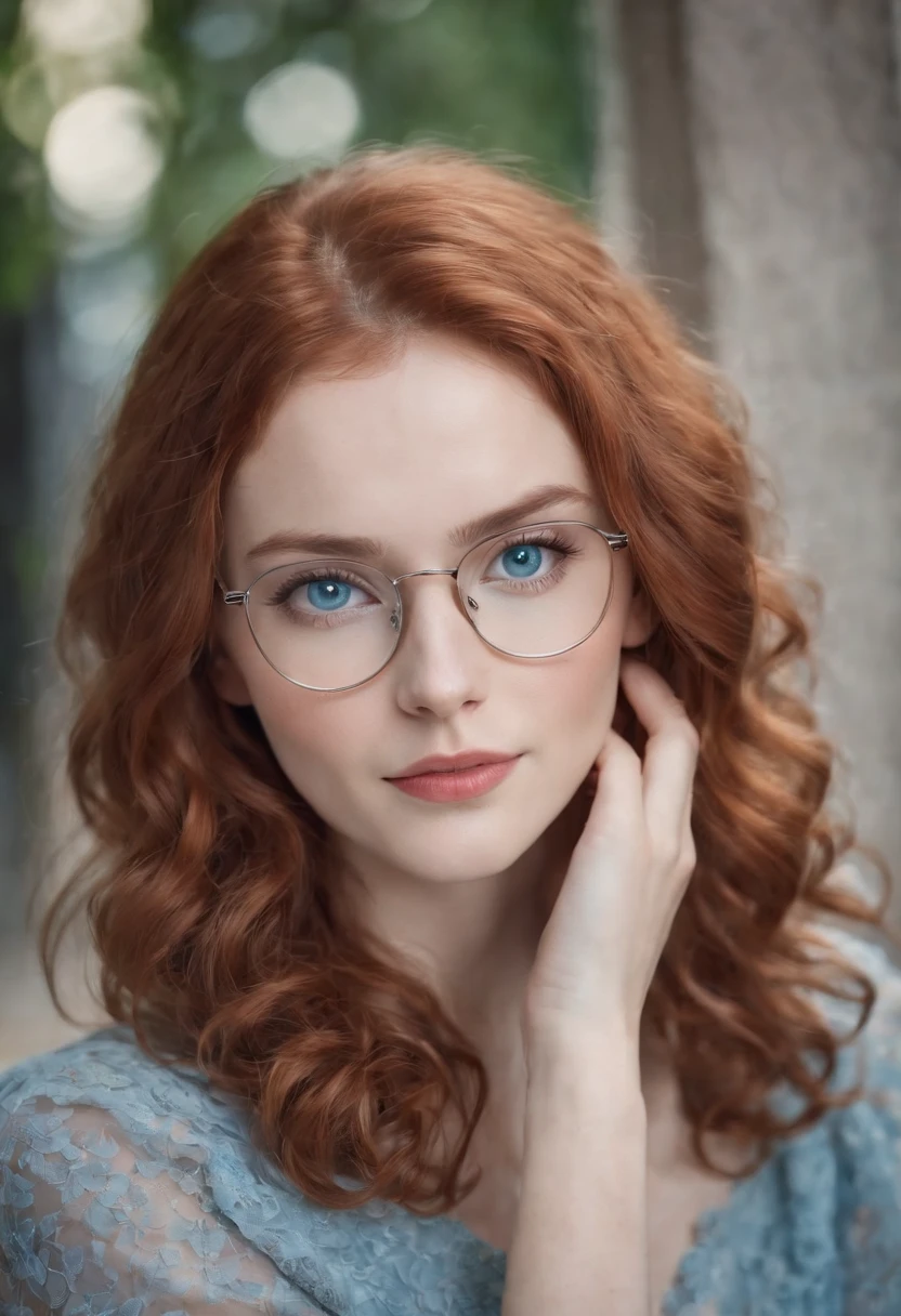 Translate text with the camera Translate text with the camera Blue eyes, redhead, long curly hair, glasses, perfect face