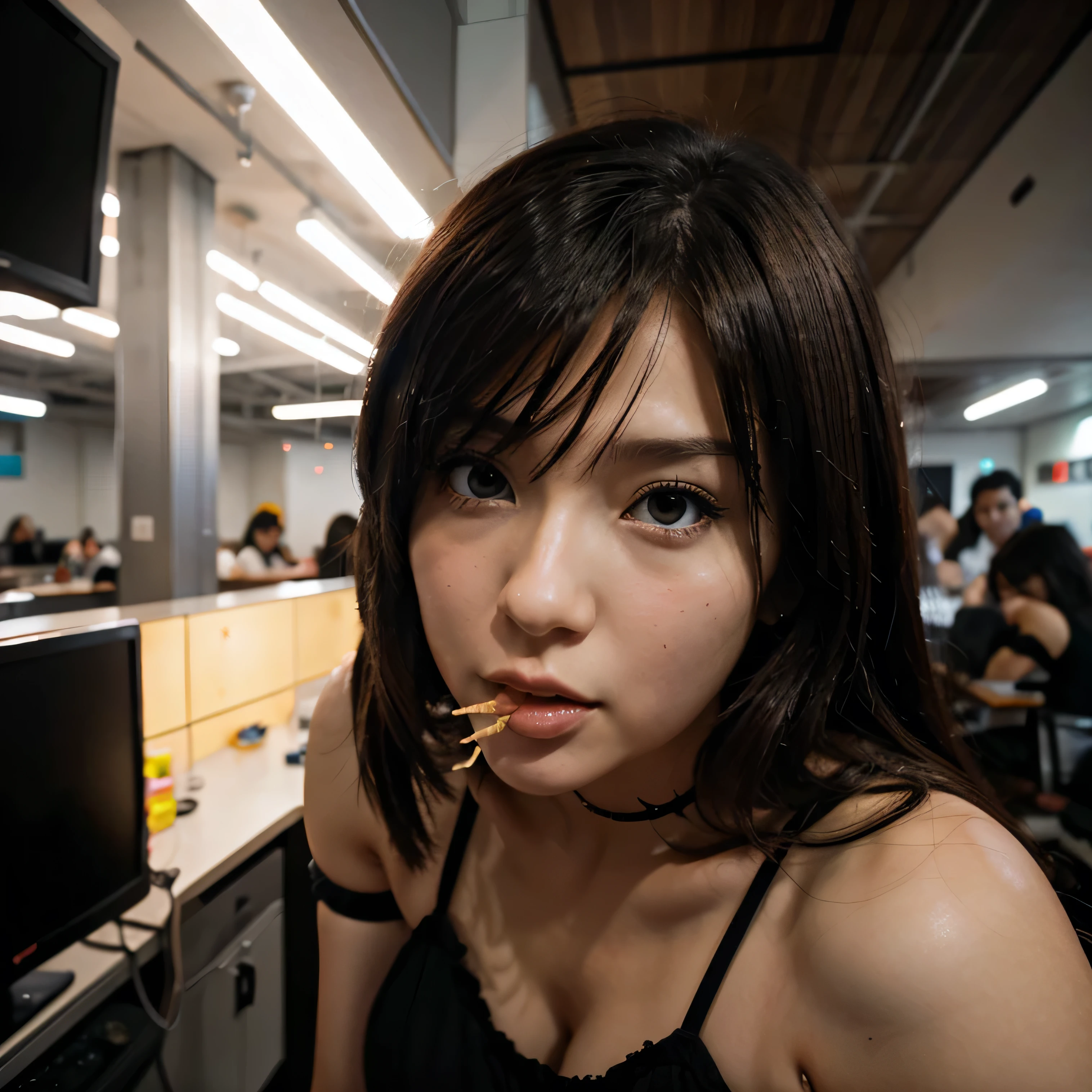Gigant was Anime girl eating you from first person view