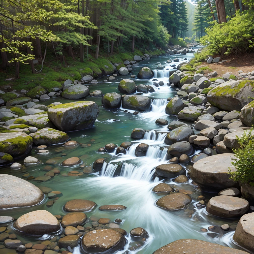 River in the rocks