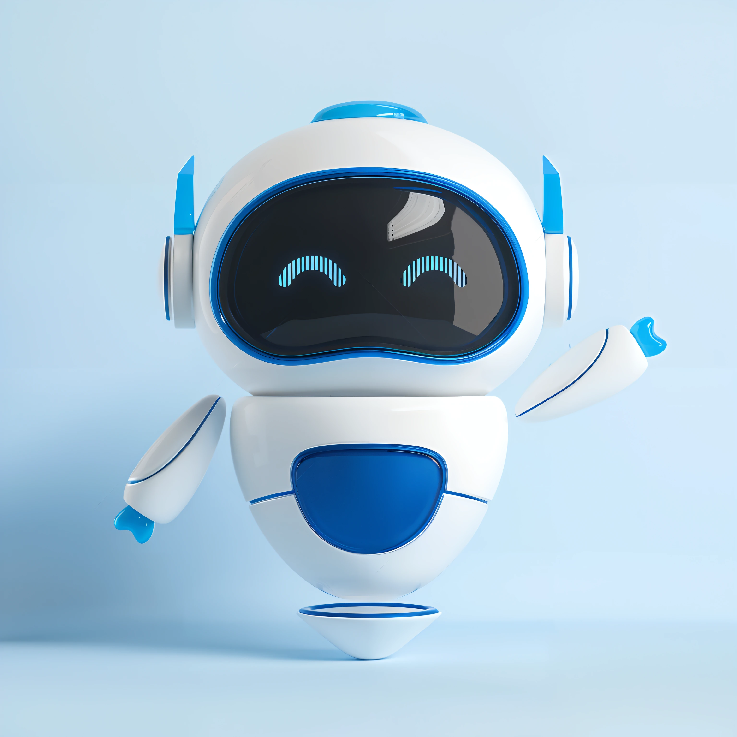 There was a robot standing with its arms outstretched., Cute humanoid robot, adorable Robot amigable, lindo robot, lindo render 3d, Robot amigable, robot con rostro humano, robot futurista, concepto de robot, Robot feliz, friendly humanoid cyber robot, Robot humanoide amigable, robot blanco, Robot Zen muy lindo, Robot  3D