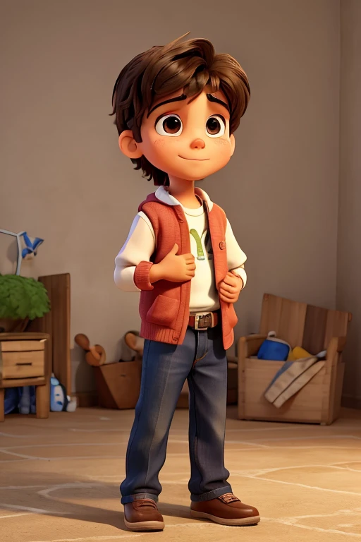 8 YEAR OLD BOY with hands together, agradecendo enquanto olha para cima. your face has soft expressions.