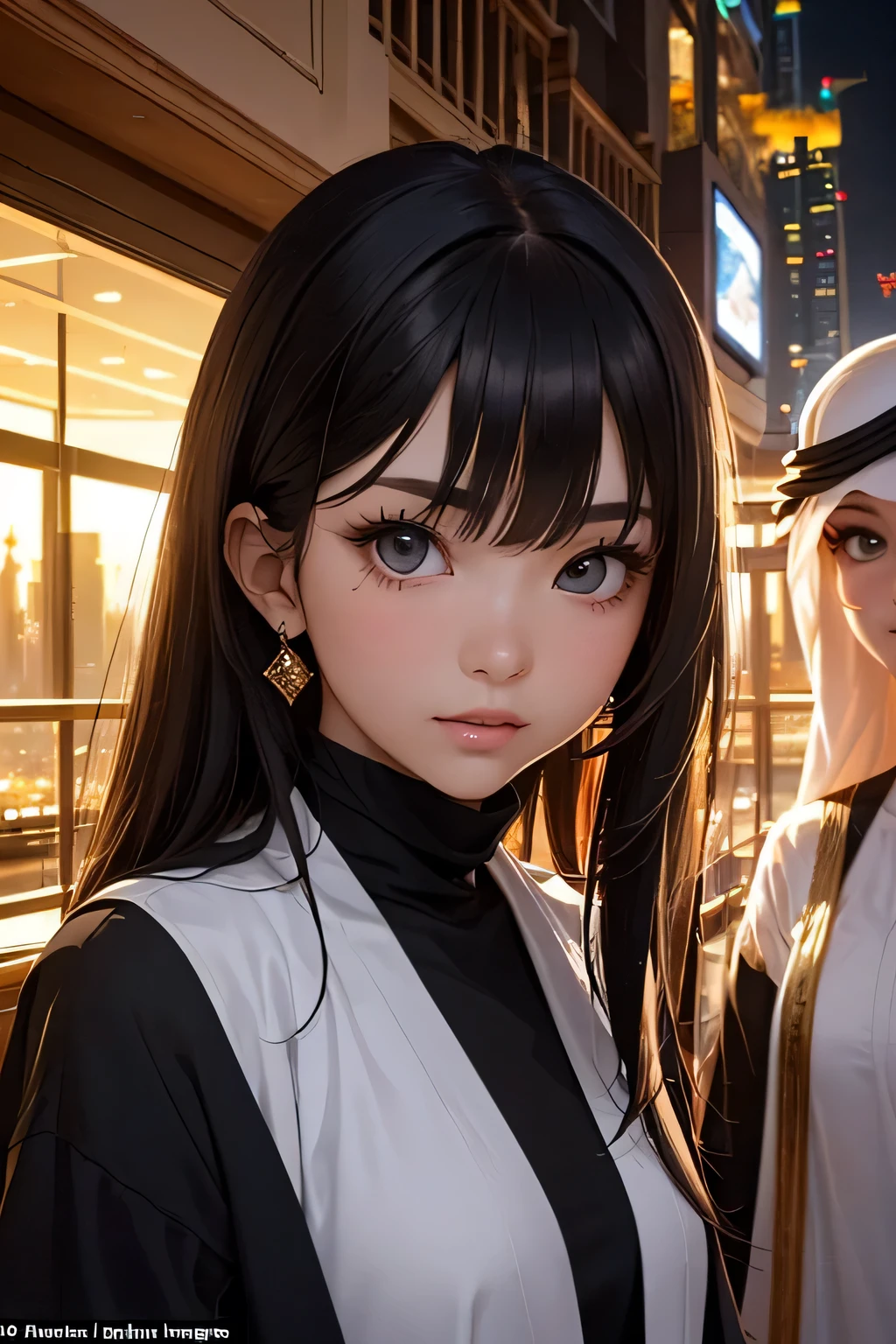 highest quality、High resolution、Detailed Background、(Beautiful face in every detail:1.4)、Anatomically correct、(Detailed facial expressions)、(Detailed eyes:1.2)、(Detailed eyes:1.2)、Beautiful women in their 20s、(Highly detailed face:1.4)、Brightly colored hair、well-groomed eyebrows、Cute Eye Makeup、Cute Lip Makeup、Cute clothes with little exposure、
(Two beautiful women sightseeing in Dubai with the famous sights in the background:1.5)、
Dubai is a world-famous tourist destination with many attractive spots.、
Burj Khalifa(Burj Khalifa):It is the tallest building in the world and is a skyscraper at 828 metres high.、The observation deck offers a beautiful view of Dubai.、
The Dubai Mall(Dubai Mall):The world's largest shopping mall with plenty of shopping and restaurants、There are plenty of movie theaters and、The mall also has entertainment facilities such as an aquarium and an ice skating rink.、
Palm Jumeirah(Palm Jumeirah):An artificial island with a hotel and resort、Luxury homes line the streets、Resort facilities such as Atlantis The Palm and Aquaventures are particularly popular.