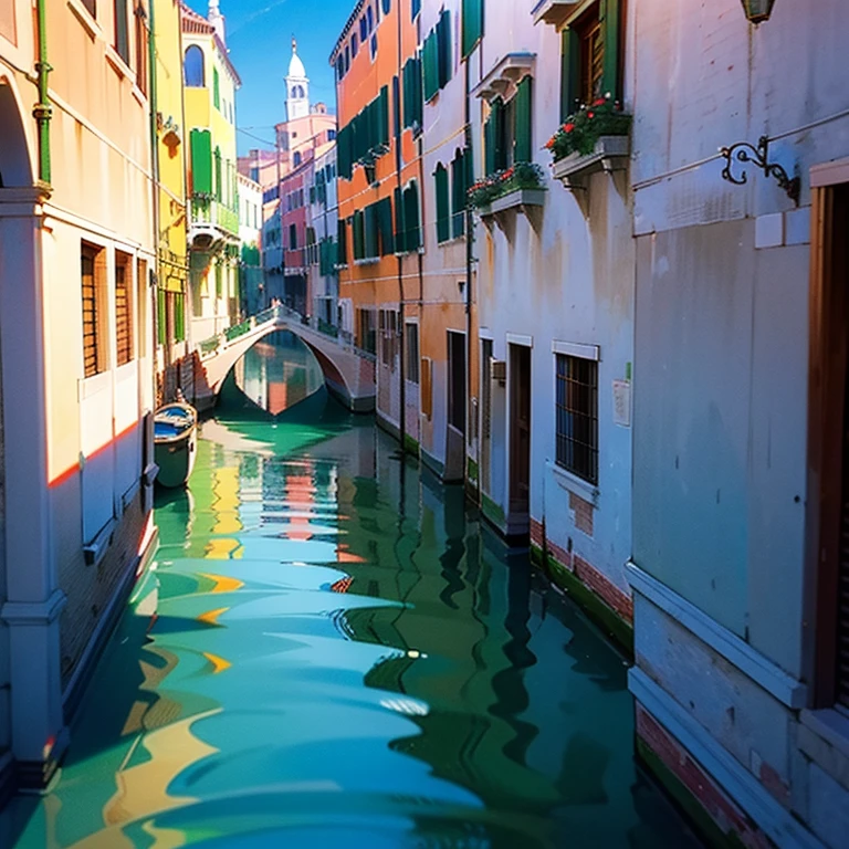 Realistically、streets of venice, Italy、Realistic