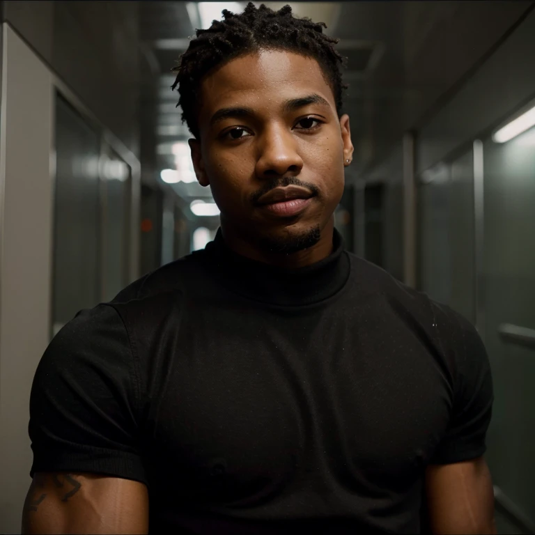 Uma selfie de um ????? mais lindo, Parecdo com o Michael B Jordan 