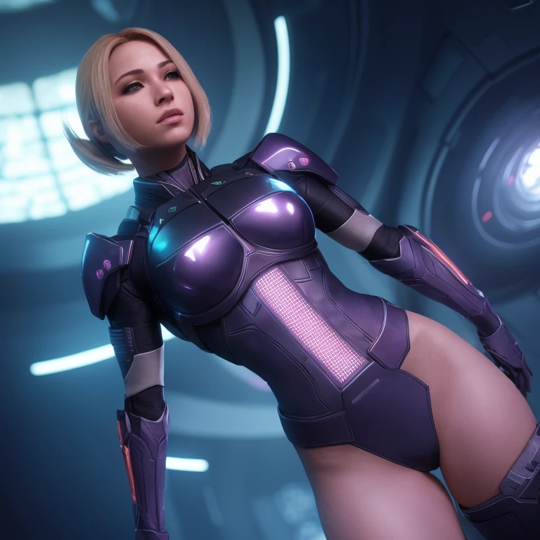 complex 3d render ultra detailed of a beautiful blond femalwe scifi soldier wearing (skin-tight mass_effect_outfit),android face, 150 mm, studio lighting, rim light,vibrant details,  hyperrealistic, anatomical, facial muscles, cable electric wires, microchip, elegant, an extremely delicate and beautiful, extremely detailed ,CG ,unity ,wallpaper, (realistic, photo-realistic:1.37),Amazing, finely detail, masterpiece,best quality,official art, extremely detailed CG unity 8k wallpaper, absurdres, incredibly absurdres,,1girl, gradient, covered_navel, gradient_background,  medium_breasts, ((scifi neon nightclub  background)),upper body head view, dark eyeliner, dark eyeshadow, light neon warpaint, rim lighting, sharp focus, low key, dim light,  wlop, gritty, volumetric fog,