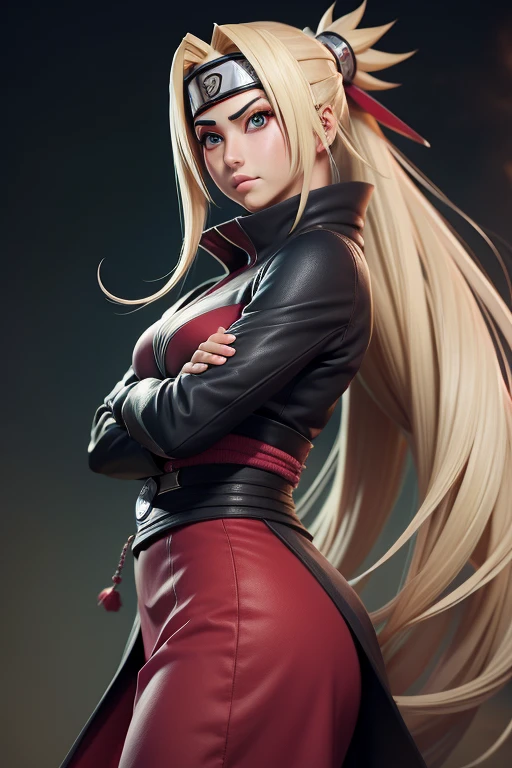 hiper-realista {Personagem Tsunade Senju Naruto, (suado)}