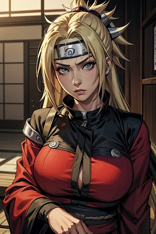 hiper-realista {Personagem Tsunade Senju Naruto, (suado)}