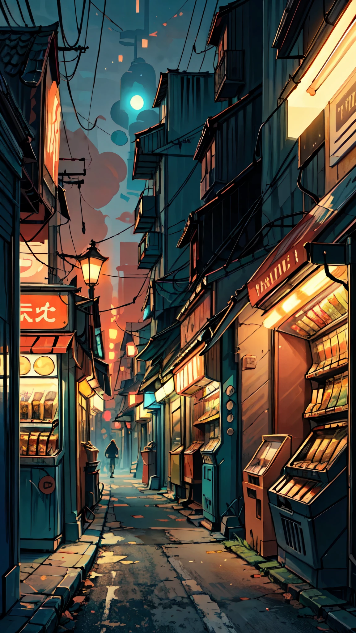 I adore the reddish hue of the afternoon sky, especially as the road lamps flicker to life and the vending machines illuminate. It's a magical moment, watching the world transition from day to night. These simple scenes bring me a sense of joy and tranquility. They remind me to pause and appreciate the beauty that surrounds me every day.