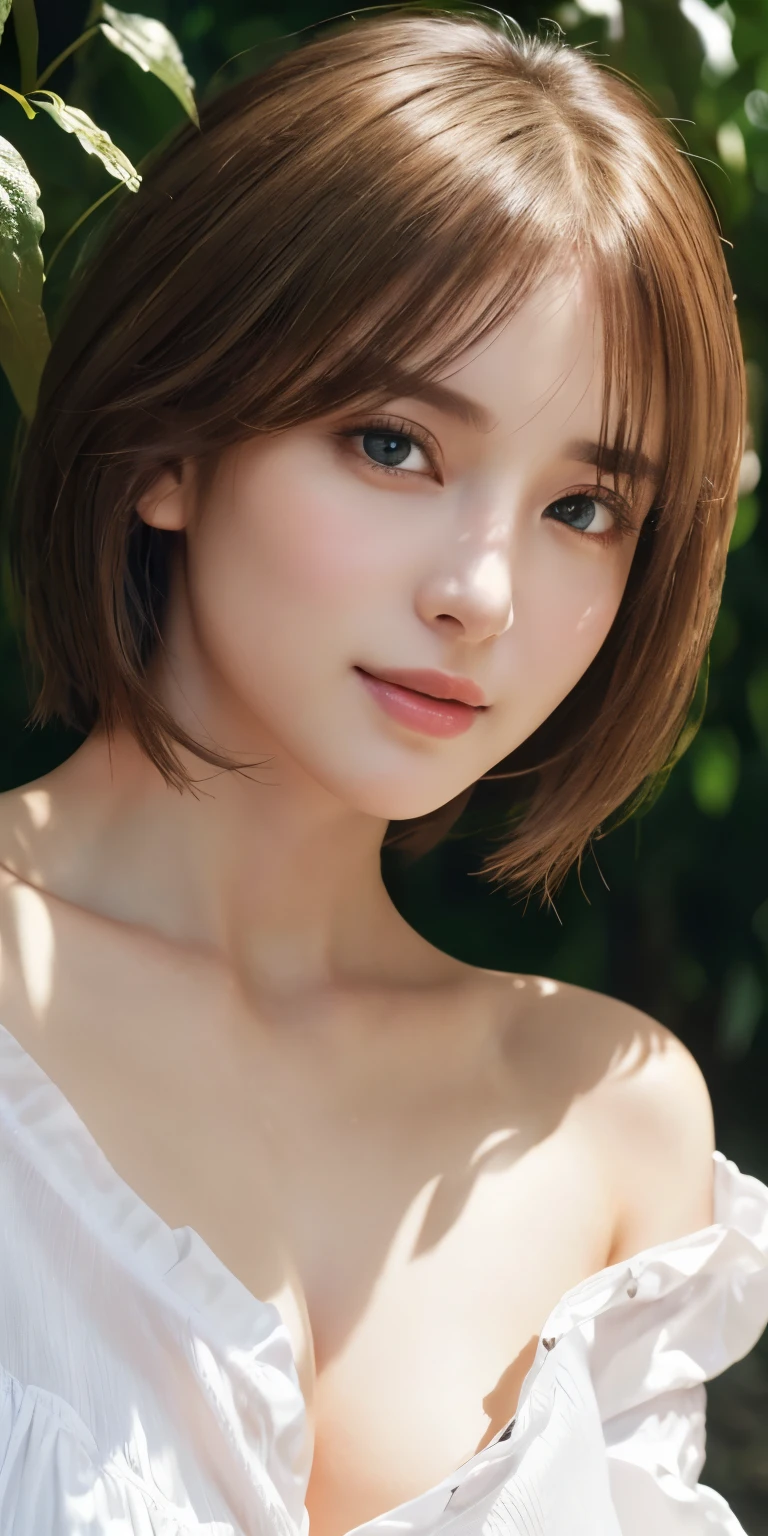 Photorealsitic、masuter piece、top-quality、hight resolution、Raw photo、realisitic、Bright lighting、face lights、Smooth professional lighting、Women in Japan、 Lady、Beautuful Women、modeled、gravure、A sexy、Super beautiful、realisitic and beautiful skin、Beautiful and detailed eyes、A detailed face、slim、medium large breasts、short medium hair、brunette color hair、eyes are brown、Cafe clerk uniform、Waitress Uniform, Strong light, Strong contrast, In an open-roofed cave、Sunlight shines through green moss and ferns。, And open( Sea view:1.1) The bottom, Cel-shaded rendering, 4K, 360 degrees, Equirectangular projection, what, 1girl, Woman in her 30s、A beautiful woman、long blonde hair、White latex leotard、White long boots、white arm cover、masterpiece, 最high quality, high quality, High resolution, (((Face close-up)))、(8k), (best quality), (masterpiece:1.2), (realistic), (photorealistic:1.37), ultra-detailed, 1 girl, caucasian, detailed face, (tight jean), (t-shirt), ((beautiful park in daylight background)), (stands straight), ((perfect female body, skin dentation)), mature female, milf, (8k), upper limbs,big breasts, cleavage, pose randomly,8K,very detailed, High resolution,towards the camera ( 1 single woman), 1woman, (Ultra realistic, high res), (highly detailed eyes, highly detailed hair, highly detailed face, highly detailed plump lips), (off shoulder with open breasts), breasts, full body, caute smile, gold hair, (best quality:1.4), Raw photo, (realistic, photo-realistic:1.37), professional photography, cinematic light, (fine face: 1.2),Hyperrealist portrait of female by david hockney and alphonse mucha,fantasy art, photo realistic, dynamic lighting, artstation, poster, volumetric lighting, very detailed faces, 4 k, award winning,, 1girl, low key,cowboy shot,(official clothing:1.4) ,long hair,white hair,((Top Quality, 8000, Masterpiece:1.4)), (20 year old female), ((Very Small Face:1.3)), (Glowing Skin:1.5), (Very Large Cleavage Boobs:1.6), Very Fine Face and Skin Texture, Realistic Ey