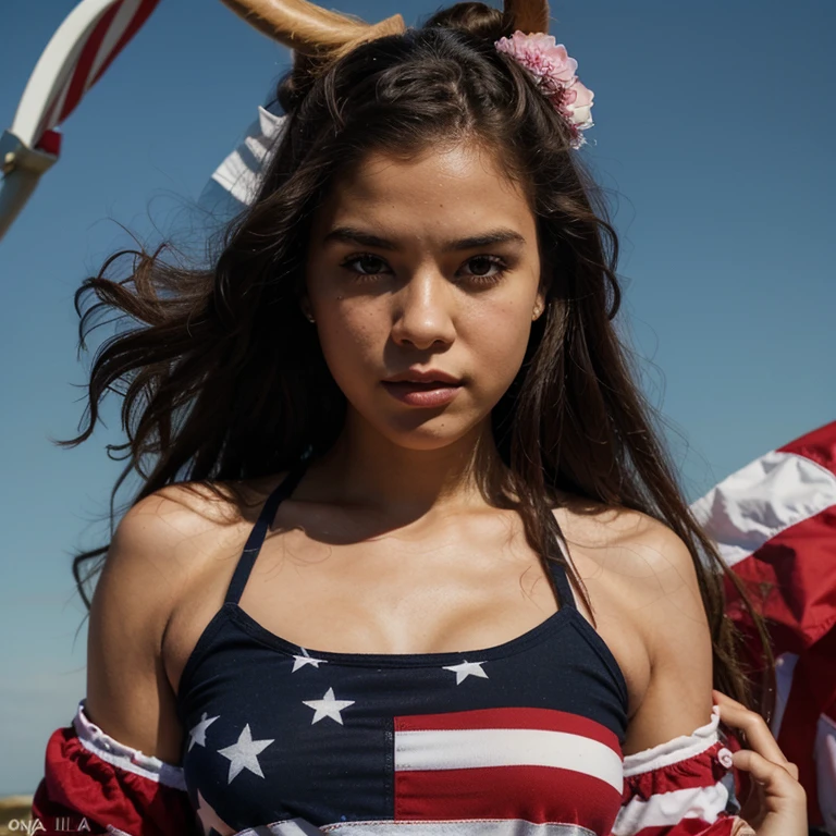 the song, “so-american bitch” as an album cover, by Olivia Rodrigo 
