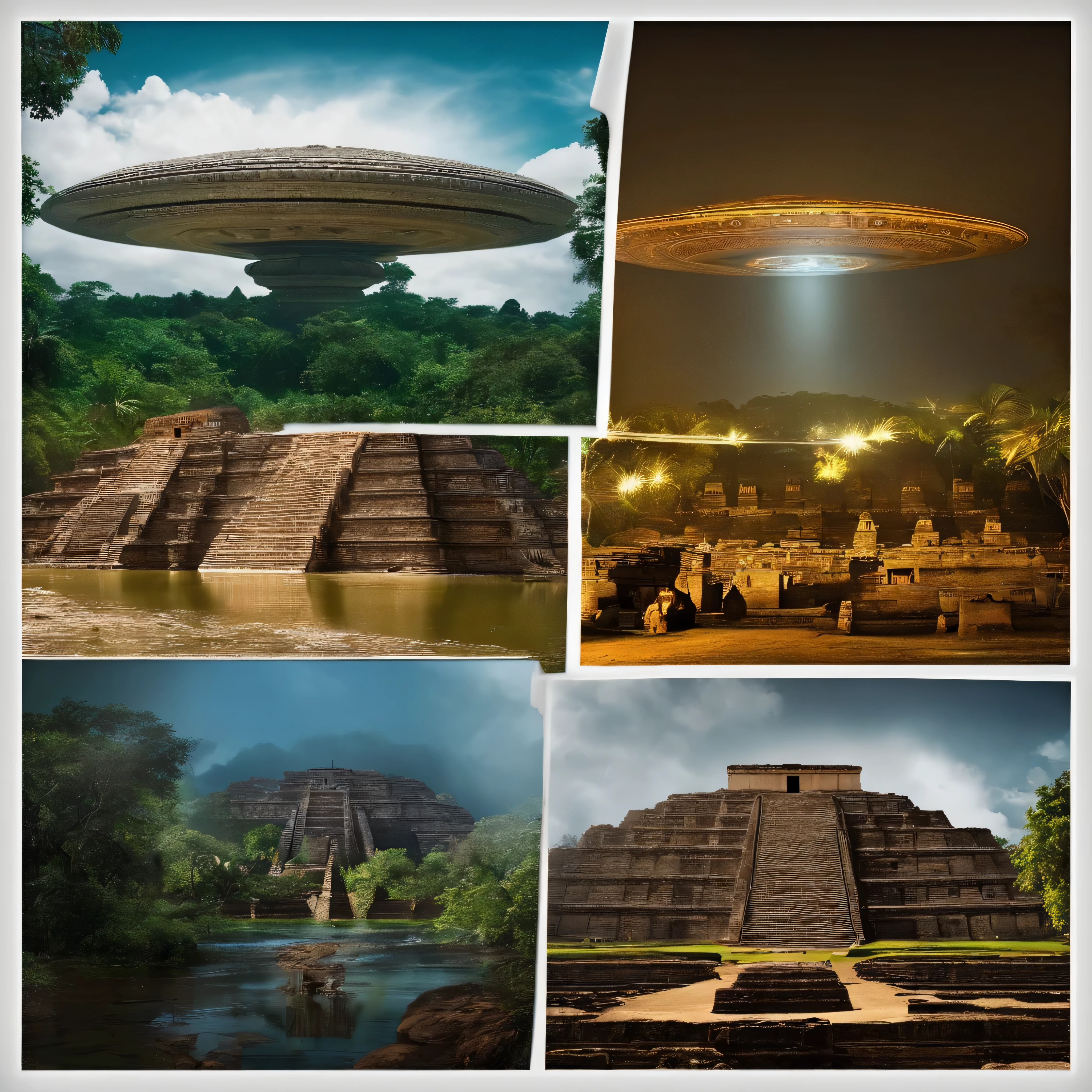 UFO technologically advanced Mayan city