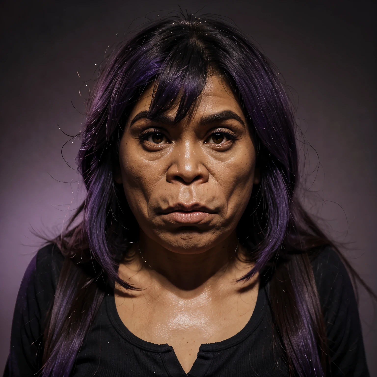 Gorila roxo raivoso