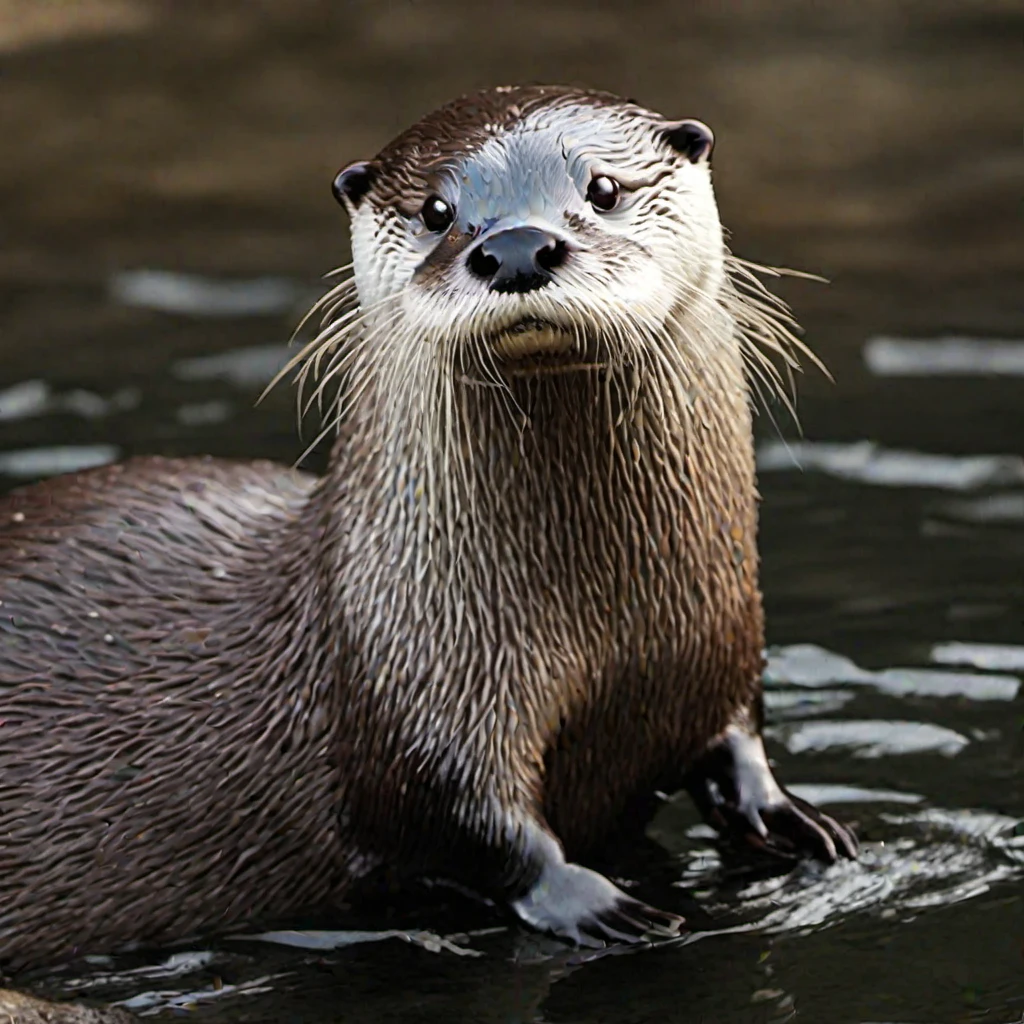(masterpiece, best quality:1.2), An Otter,