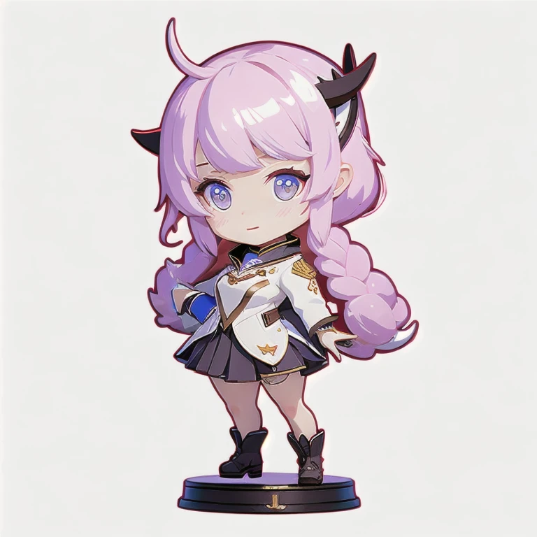Cryptic Girl in a short skirt and boots is standing on a star, cushart krenz key art feminine, azur lane style, from the azur lane videogame, characters from azur lane, ayaka genshin impact, kda, official character art, genshin impact character, character artwork, ayaka game genshin impact, official artwork