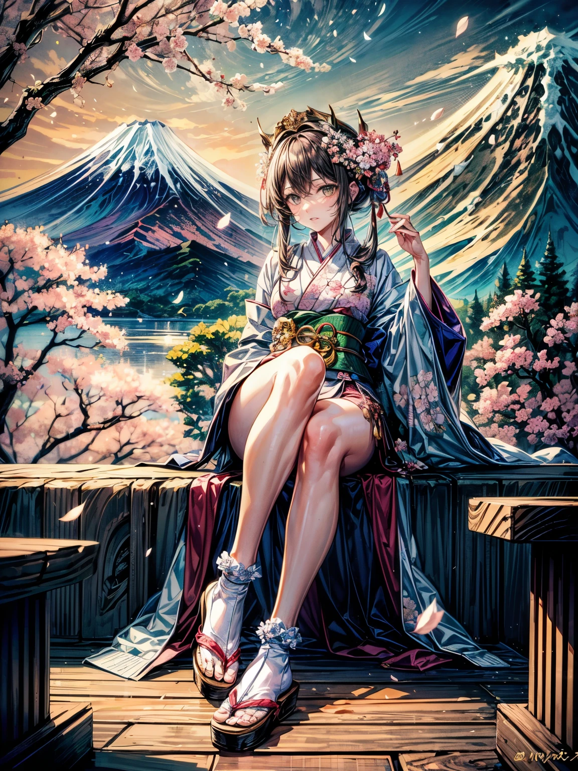 Only bare feet