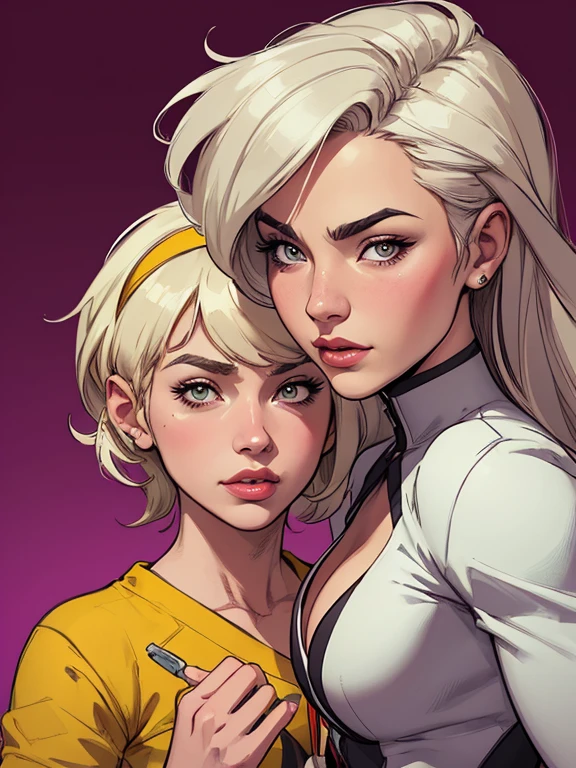 Personagens GTA estilo artgerm  femininas Yvonne Strahovski estilo de desenho garota,, pequeno, Shy, bunda grande, catholic nun outfit , dynamic pose, Quente, soft or colored lips, fundo simples, perfect hands, anatomia perfeita, Inclina Jennifer Connelly estilo Cartoon estilo ilustraesenhos animados, estilo de arte dos desenhos animados, digital illustration style, design de personagens altamente detalhado, arte digital detalhada fofa, City fan art, design de personagem retrato, beautiful digital illustration, retrato de alta qualidade, arte em quadrinhos, retrato do design do personagem, Peituda sem roupa e seios médios personagem feminina duas namoradas Linda zenoscópio pose em dynamic pose duas mulheres juntas Yvonne Strahovski à esquerda e junto com Jennifer Connelly à direita com corpo simétrico com espartilho e seios lindos, corpo bem definido, delicado e sensual, estilo de desenho animado, digital illustration with each other artgerm style Angelica - Fate/Kaleid Liner Prisma Illya cartoon style digital illustration colorful background diverse attractive woman sesy beautiful female symmetrical breasts beautiful breasts in cartoon style digital illustration art, melhor zenoscópio style digital illustration style Jill Valentin resident Evil (papel de parede extremamente detalhado da unidade CG 8k), (melhor qualidade), (best illustration), (melhor sombra), absurdos, Realistic lighting, (abismo), lindo brilho detalhado, arte de , Cartoon style digital illustration style artgermstyle Cartoon style digital illustration GTA uma imagem de desenho estilo Cartoon estilo ilustração digital estilo Personagem Yvonne Strahovski omagem de desenho animado de uma mulher .Ilustra??o estilo desenho animado, estilo de arte dos desenhos animados, estilo de arte dos desenhos animados, digital illustration style, design de personagens altamente detalhado, arte digital detalhada fofa, City fan art, Portrait zenoscope design, linda il