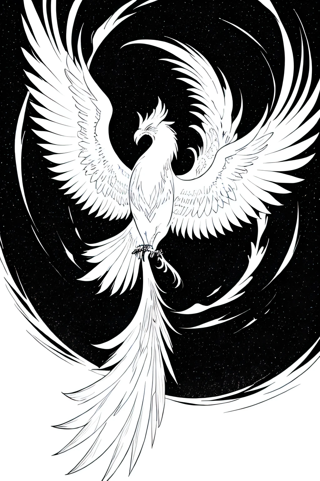 Stock images,Cutting sheet,Black and Whiteイラスト,Simple illustration,Black and Whiteのロゴ, silhouette,Stickers,Simple silhouette,Phoenix with wings spread,2 colors,silhouette,black and white, Black and White,Background white,silhouette art,Black and white silhouette of a winged bird, artwork of a Phoenix, a Phoenix, ''wallpaper of a Phoenix, Black wings instead of arms, Phoenix, ''wallpaper of a Phoenix resting, Black ink outline, the Phoenix, Phoenix rising, Phoenix rising from the ashes, artistic sketch, Phoenix dragon, sharp irregular spiraling wings, red Phoenix tattoo on back

