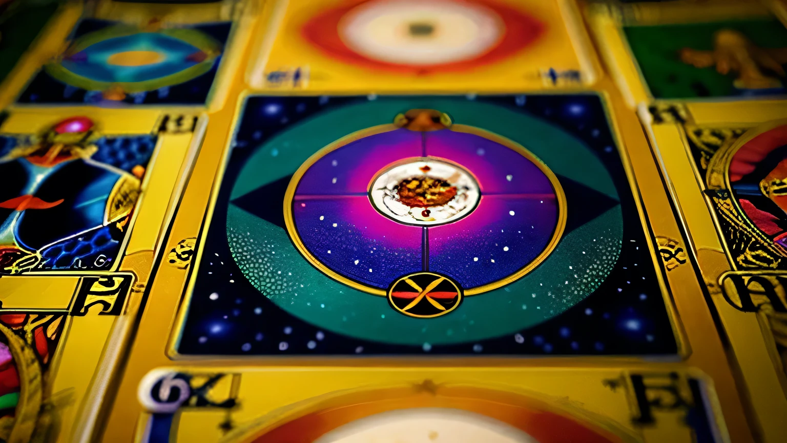 Tarot Cards Tarot reading Twilight mysterious table