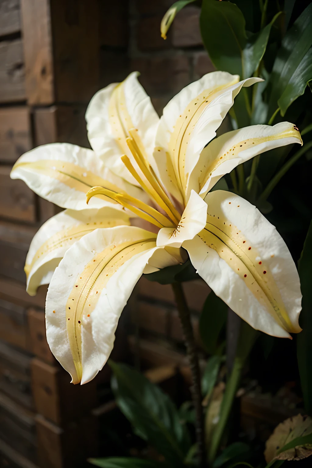 Lily flower yellow