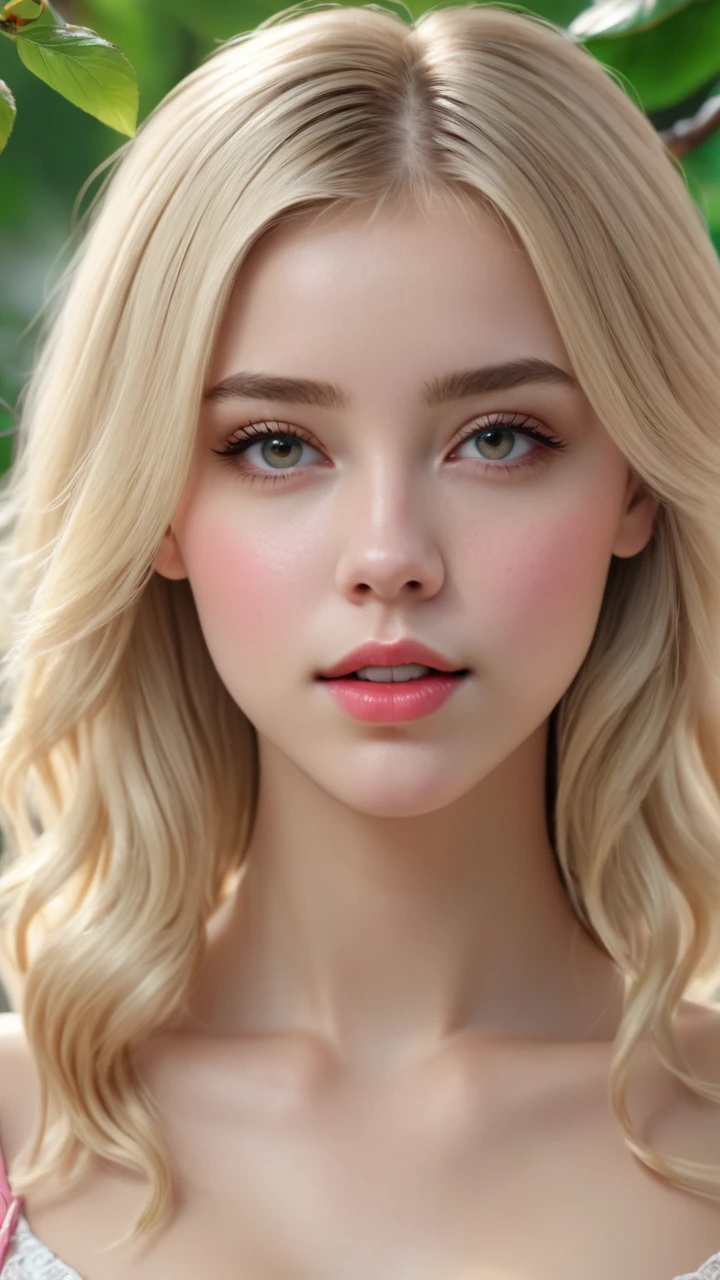 girl looks like cherrychrush, blond hair, (best quality, 4k, 8k, high resolution, masterpiece: 1.2), ultra detailed, (realistic, photorealistic, photorealistic: 1.37), 