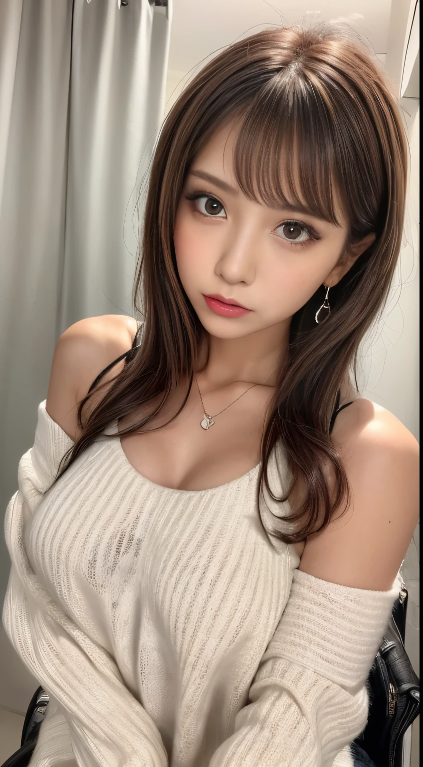 masterpiece, 8k, Award-winning photo, photoRealistic, Realistic, Very detailed, Ultra-high resolution, Ray Trakun, ///one person, The most beautiful, 20-year-old , (sexy, Japanese Idols), (🐦‍⬛:1.2),///Human details Shiny skin , Detailed skin , Beautifully detailed face , Beautiful details , beautiful 歯, /// (double eyelid, Droopy eyes), Natural Lip, (Brightly colored large breasts:1.2), Sunburn, ///(((whole body))), Remember, ///Bedroom, Blurred Background, Very detailedな背景, /// Earrings,necklace,(((Exposed shoulder sweater, Women&#39;s Sky Sweater))),Black knitted セーター, mini skirt, ( mini skirt, Short mini skirt), High heelsブーツ, (High heels, 细High heels), High heelsブーツ, thigh-High Boots, Thighs and beige skirt, High Boots, sexyな見た目, Wearing a dress, sexyな服,Contemporary sculpture, Beautiful polka dance, (pantyhose), Above-the-knee boots, night, Light，behind，Recall，Bend your body and lift your hips，Lean towards the audience,(Highlight your toned body),logic ///Finished ultra-Realistic textures, RAW Photos,Shine,(Sweaty body:1.6)
///Finished ultra-Realistic textures, RAW Photos,Shine,Troubled expression