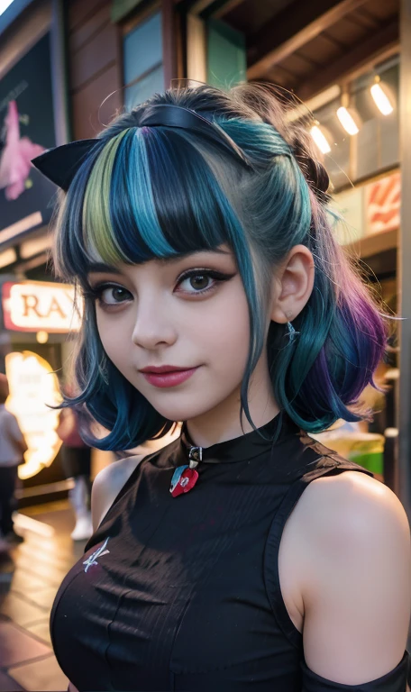 Photo oF a 18 year-old American girl, .CRUDO, beautiFul woman , cabello largo color azul turqueza ((retrato)), ((Cara detallada:1.2)), ((Detailed Facial Features)), (Piel Finamente detallada) , ojos color.azul , 、un sexy(color fresco), wet, wet, ReFlectoreasutepiece) (proporciones perFectaotos realistas)(La mejor calidad) (Detallado) FotograFiado con una EOS R5 de Canon, lente de 50 mm, F/2.8, NFFSW, (8K) (papel tapiz) (cinematic lighting) (dramatic lighting) (sharp Focus) (Enrevesado) senos grandes , pechos grandes , cuerpo completo , hermoso cuerpo de adolesente ,lindo maquillaje , gran sonrisa , labios rojos. Mlp , Sonata Dusk , foto dinamica , pose sexy , centro comercial , noche , sonrisa presumida , ropa morada , brazalentes con puas , cabello largo color azul turqueza con mechas color morado, cuerpo completo , foto de cuerpo completo , my little pony Equestria girls , tiene un collar con un rubi , ropa de pelicula my little pony Rainbow rocks