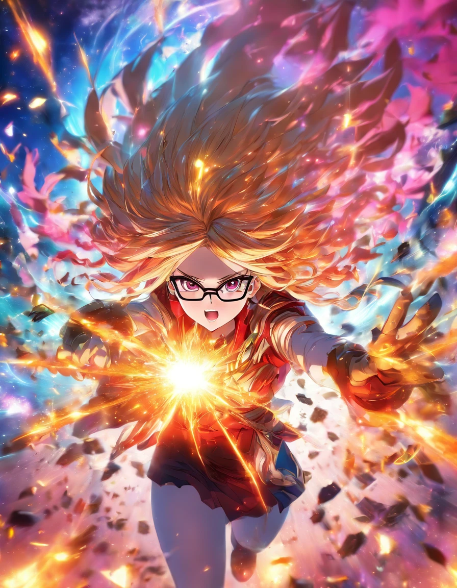 Planet Summoning Explosion　woman　Glasses