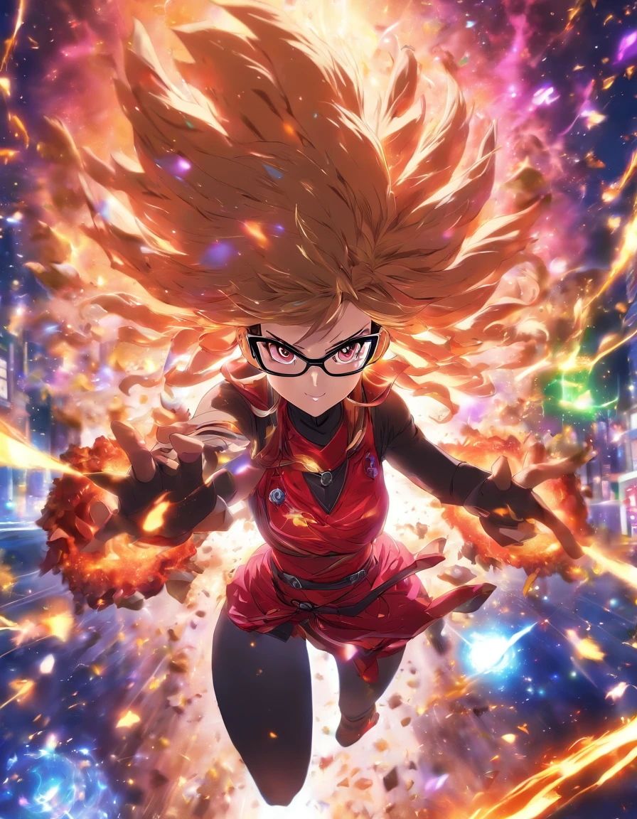 Planet Summoning Explosion woman Glasses